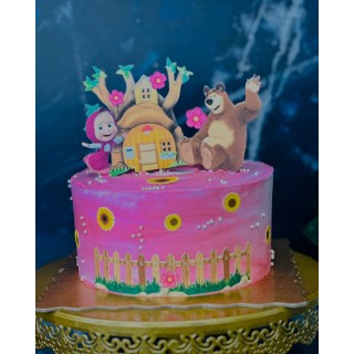 Girl Birthday Basic Cake