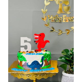 Dinasour Theme Cake